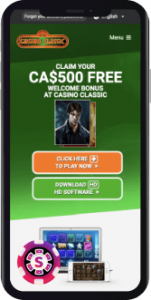 classic casino bonus