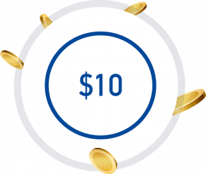 $10 no deposit bonus